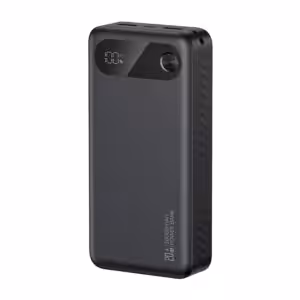 Внешний аккумулятор USAMS US-CD251 PB80 PD20W+Digital Display 20000mAh black 1 Внешний аккумулятор USAMS US-CD251 PB80 PD20W+Digital Display 20000mAh black 1
