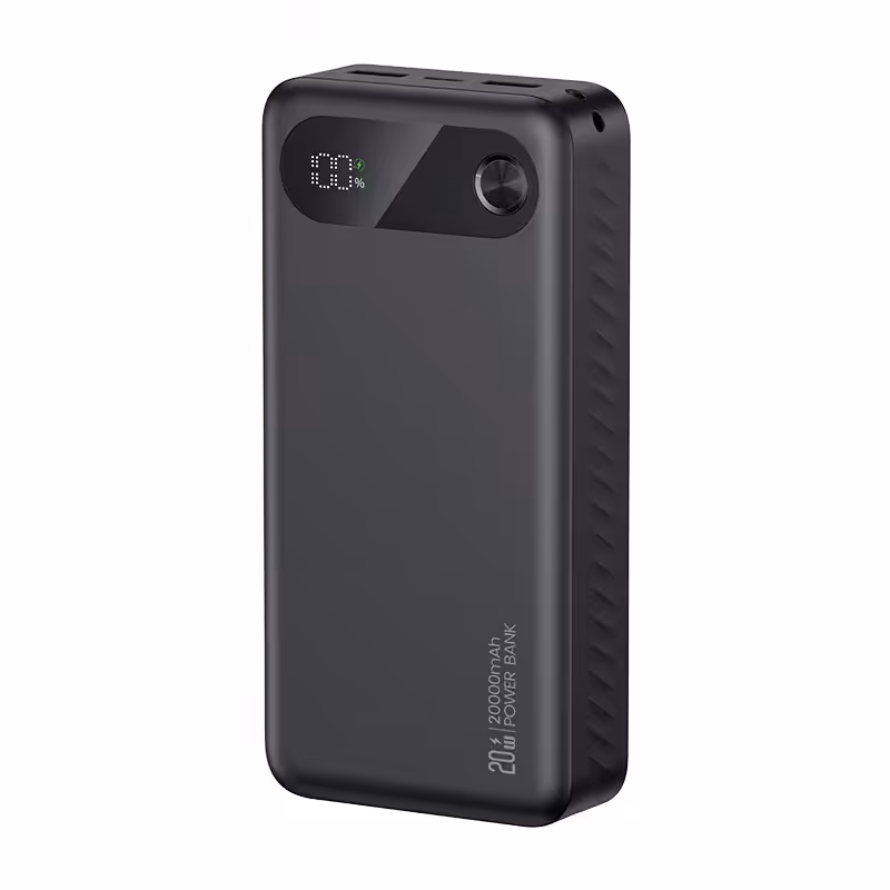 Внешний аккумулятор USAMS US-CD251 PB80 PD20W+Digital Display 20000mAh black 1 Внешний аккумулятор USAMS US-CD251 PB80 PD20W+Digital Display 20000mAh black 1