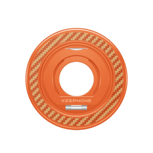 Магнитное кольцо-подставка Keephone Kevlar Grip AC-14 orange coral twill 1 Магнитное кольцо-подставка Keephone Kevlar Grip AC-14 orange coral twill 1