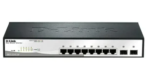 Коммутатор D-Link DGS1210-10/F1A, 8 портов, управляемый 1