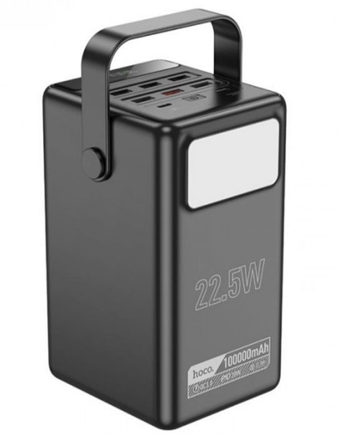 Power Bank Hoco DB03 Endure 22.5W fully compatible power bank(100000mAh) black 2 Power Bank Hoco DB03 Endure 22.5W fully compatible power bank(100000mAh) black 2