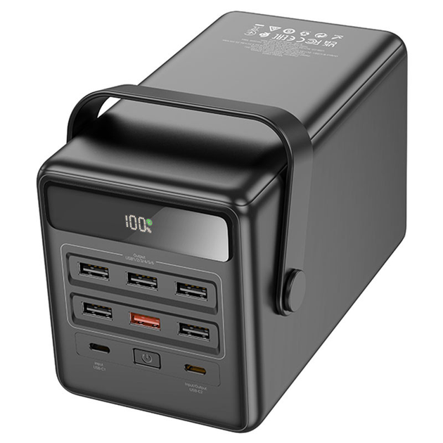 Power Bank Hoco DB03 Endure 22.5W fully compatible power bank(100000mAh) black 3 Power Bank Hoco DB03 Endure 22.5W fully compatible power bank(100000mAh) black 3