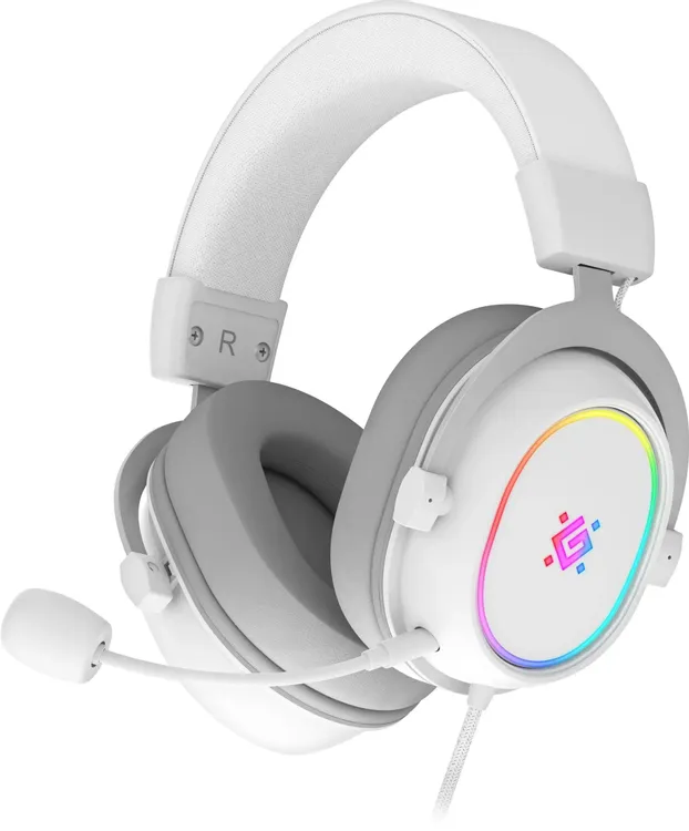 Гарнитура игровая Defender Halo, RGB, белый 1 Гарнитура игровая Defender Halo, RGB, белый 1