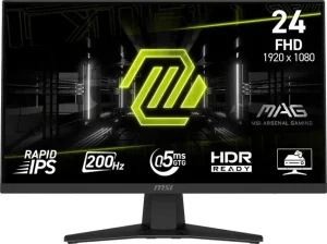 Монитор 23.8" MSI MAG 244F (200HZ) черный 1
