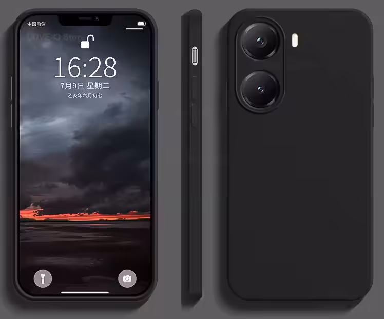 Silicone Case Full Xiaomi Poco X8ProMax 5G Black 1 Silicone Case Full Xiaomi Poco X8ProMax 5G Black 1