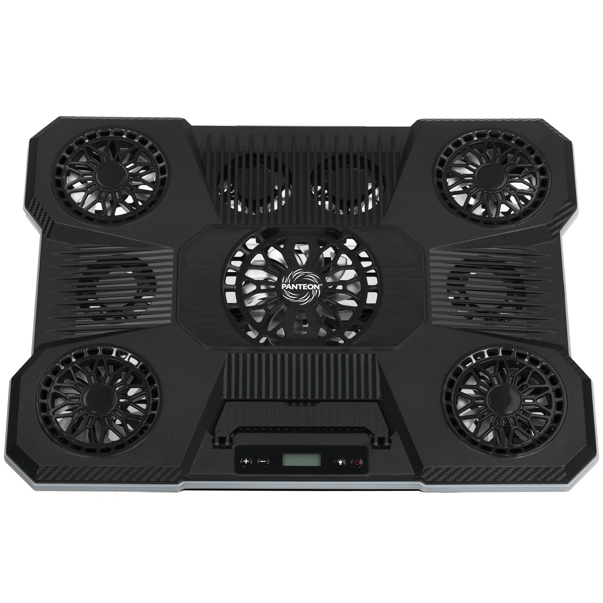 Охлаждающая подставка для ноутбука PANTEON CP-198L RGB Black 9"-19", 1xUSB 1xType-C, 9 вентиляторов 1 Охлаждающая подставка для ноутбука PANTEON CP-198L RGB Black 9"-19", 1xUSB 1xType-C, 9 вентиляторов 1