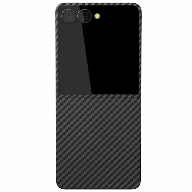 Чехол Kevlar cover Case for Samsung Z Flip 7 Black 1 Чехол Kevlar cover Case for Samsung Z Flip 7 Black 1