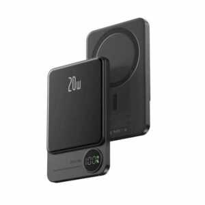 Магнитный беспроводной Power Bank с MagSafe Slim S800 20W 5000mah Black 1 Магнитный беспроводной Power Bank с MagSafe Slim S800 20W 5000mah Black 1