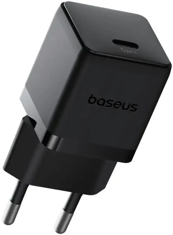 СЗУ Baseus Palm Fast Charger C+U 20W EU Cluster Black (with Cable USB-C to USB-C 60W) 1 СЗУ Baseus Palm Fast Charger C+U 20W EU Cluster Black (with Cable USB-C to USB-C 60W) 1