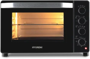 Мини-печь Hyundai MIO-HY081 38л. 2000Вт серебристый/черный 1 Мини-печь Hyundai MIO-HY081 38л. 2000Вт серебристый/черный 1