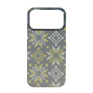 Чехол DINGENT MagSafe for iPhone 17ProMax diamond grid Grey 1