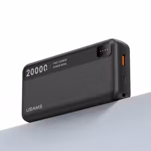 Внешний аккумулятор USAMS US-CD264 PB89 Dual Port 20000mAh black 1 Внешний аккумулятор USAMS US-CD264 PB89 Dual Port 20000mAh black 1