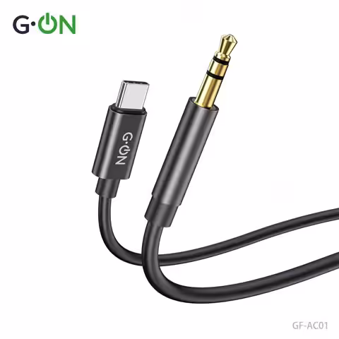 Кабель AUX G-ON GF-AC01 Type-C/3.5mm (папа) черный 1 Кабель AUX G-ON GF-AC01 Type-C/3.5mm (папа) черный 1