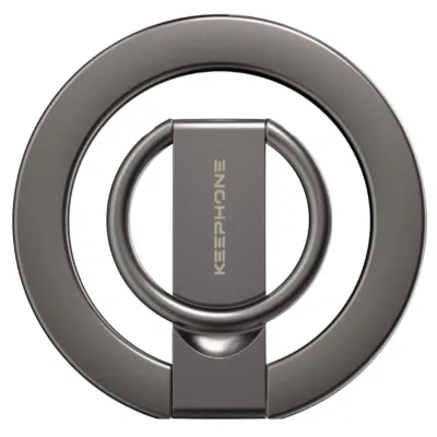 Магнитное кольцо-подставка Keephone Magclasp AC-09 titan grey 1 Магнитное кольцо-подставка Keephone Magclasp AC-09 titan grey 1