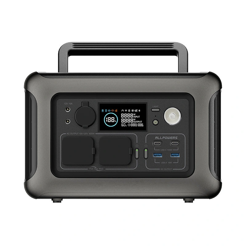 Портативная электростанция ALLPOWERS R600 1200w ЕВРО-Вилка 1 Портативная электростанция ALLPOWERS R600 1200w ЕВРО-Вилка 1