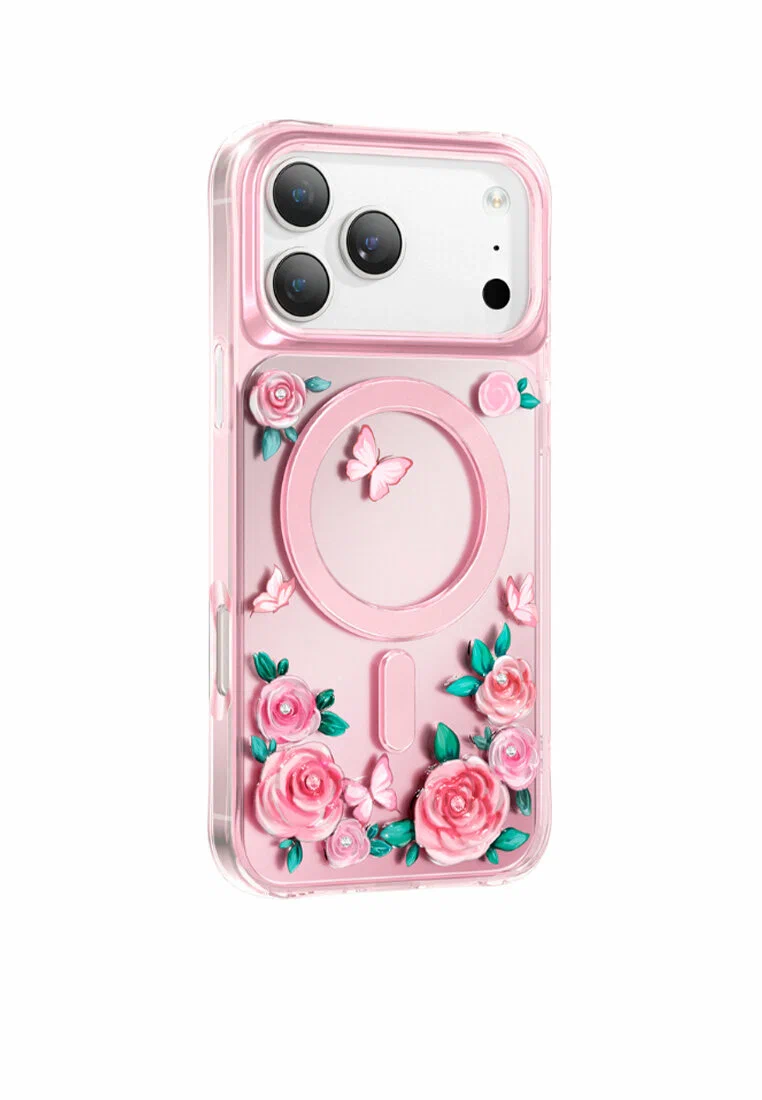 Накладка Keephone Roseland для iPhone 17Pro Max pink 1 Накладка Keephone Roseland для iPhone 17Pro Max pink 1