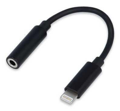 Переходник Lightning/Jack3.5F Cablexpert CCA-LM3.5F-01, черный 1 Переходник Lightning/Jack3.5F Cablexpert CCA-LM3.5F-01, черный 1
