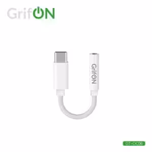 Адаптер GrifON GT-OC06 AUX (мама)/Type-C (папа) white 1