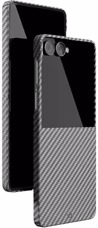 Чехол Kevlar cover Case for Samsung Z Flip 7 Grey 3 Чехол Kevlar cover Case for Samsung Z Flip 7 Grey 3