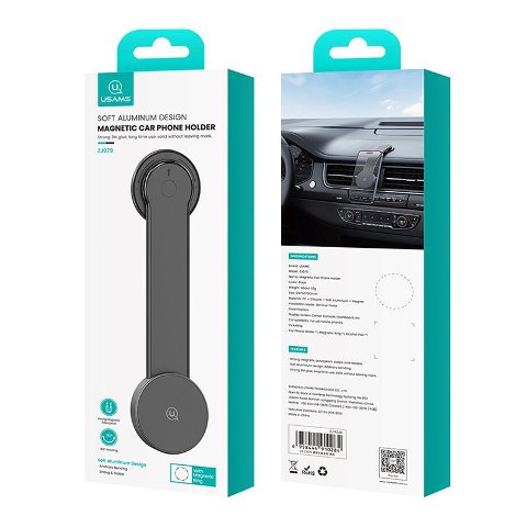 Автодержатель US-ZJ079 USAMS Magnetic Air Vent black 2 Автодержатель US-ZJ079 USAMS Magnetic Air Vent black 2