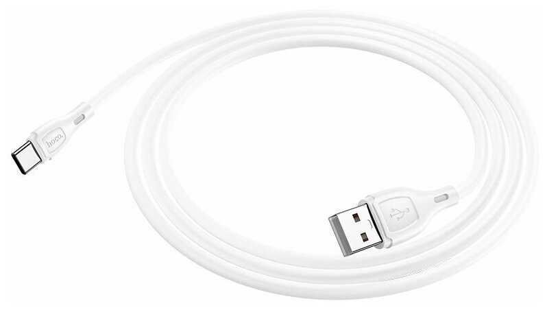 Кабель HOCO X61 Ultimate silicone charging data cable for iP white 1 Кабель HOCO X61 Ultimate silicone charging data cable for iP white 1