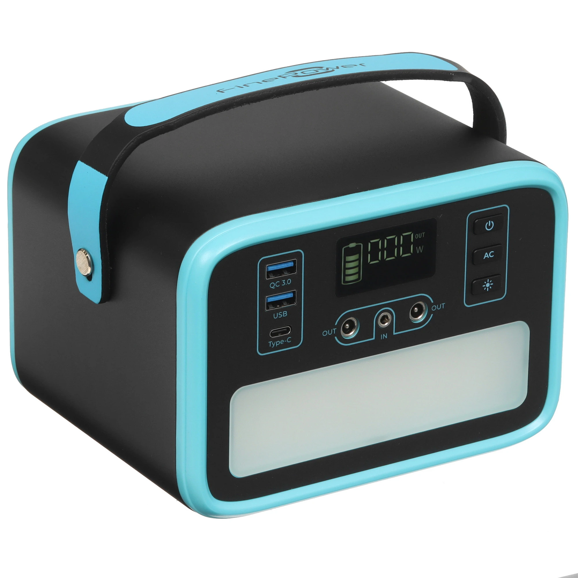 Электростанция портативная FinePower Zeus 150 (153,6Wh/0,4W), черный 1 Электростанция портативная FinePower Zeus 150 (153,6Wh/0,4W), черный 1