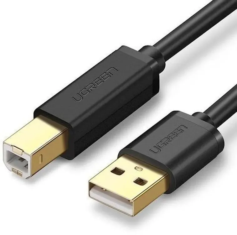 Кабель для принтера UGREEN US135 USB 2.0 A(m) to USB-B(m)Print Cable 3м.черный (10351) 1 Кабель для принтера UGREEN US135 USB 2.0 A(m) to USB-B(m)Print Cable 3м.черный (10351) 1