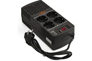 Стабилизатор ExeGate Power AD5000-500 500VA/300W, диапазон 150-280В, 4 евророзетки 1 Стабилизатор ExeGate Power AD5000-500 500VA/300W, диапазон 150-280В, 4 евророзетки 1