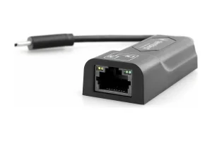 Проводной сетевой Type-C LAN адаптер Gembird NIC-U6, RJ45 100/1000Mbps 1