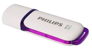 Флэш-драйв Philips 64Gb Snow 3.0 бел 1