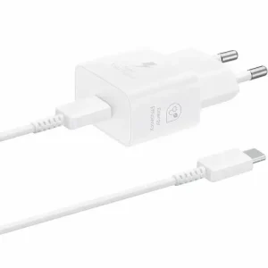СЗУ Samsung Adapter EP-T2510 25W Type-C EP-T2510XWEGEU White+cable 1