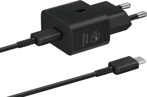 СЗУ Samsung Adapter EP-T2510 25W Type-C EP-T2510XBEGEU Black+cable 1