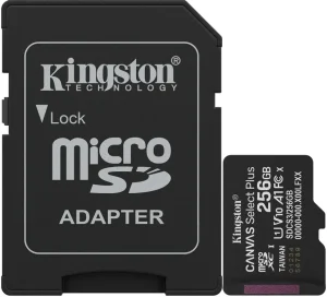 Карта памяти MicroSDXC UHS-I Card 256Gb Kingston Canvas Select Plus Class 10 SDCS3/256GBSP 1
