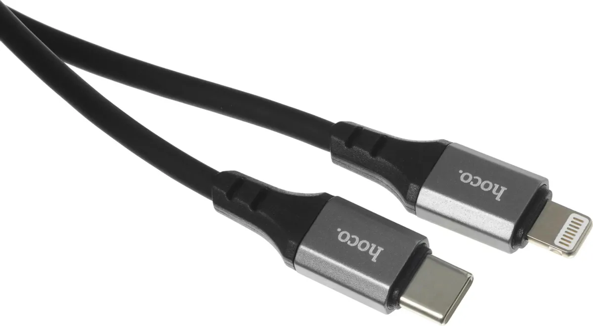 Кабель HOCO X86 iP Spear silicone charging data cable white 1 Кабель HOCO X86 iP Spear silicone charging data cable white 1