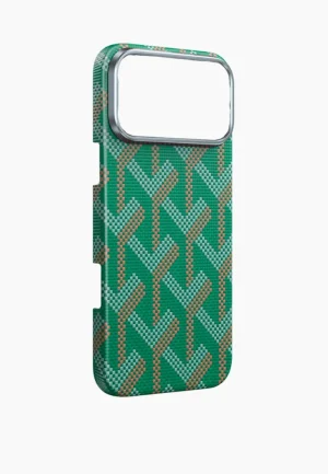 Накладка Keephone KEVLAR Prague для iPhone 17Pro Max/18Pro Max moss 1