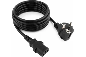 Кабель питания БП/Сеть Cablexpert PC-186-10, 3м, Schuko- C13, черный 1