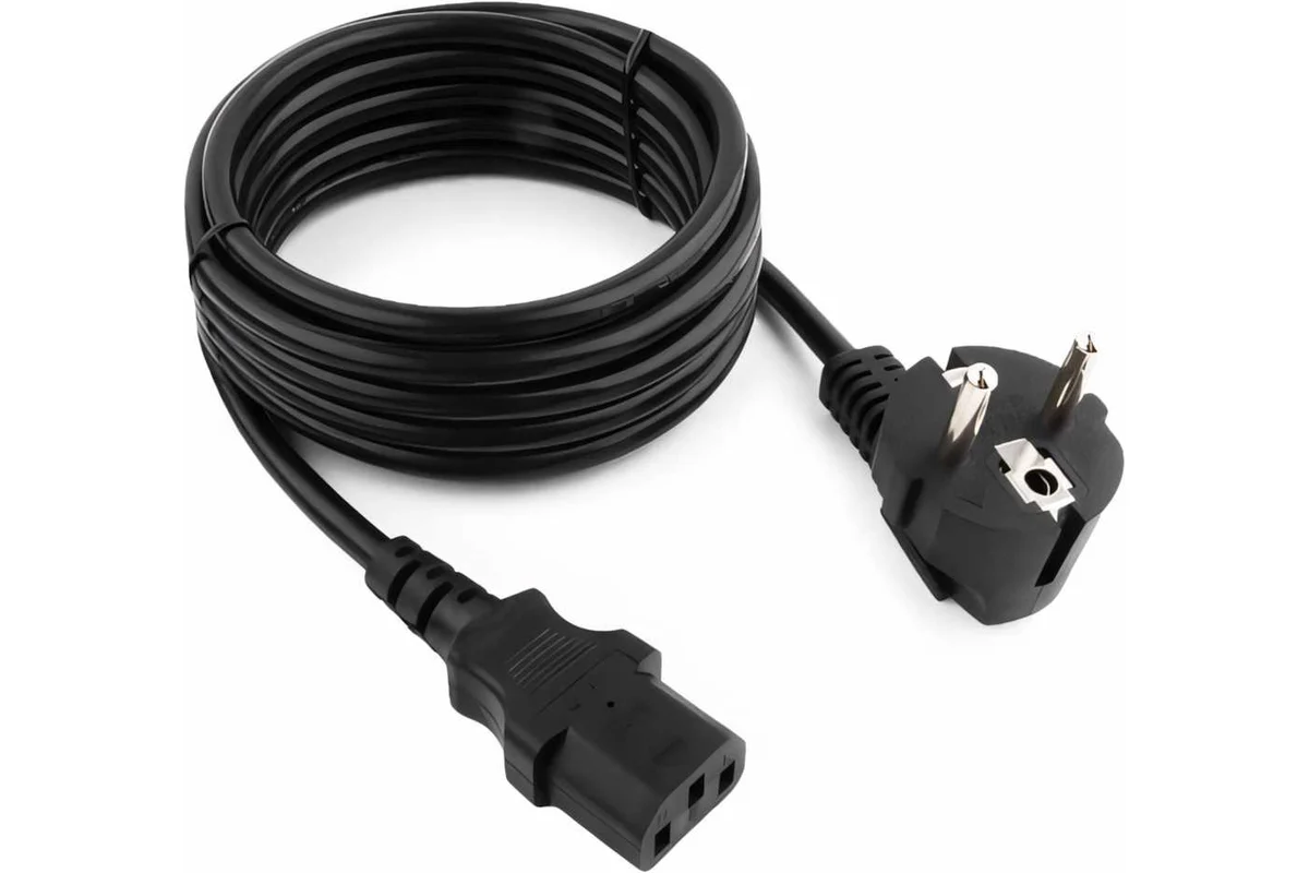 Кабель питания БП/Сеть Cablexpert PC-186-10, 3м, Schuko- C13, черный 1 Кабель питания БП/Сеть Cablexpert PC-186-10, 3м, Schuko- C13, черный 1