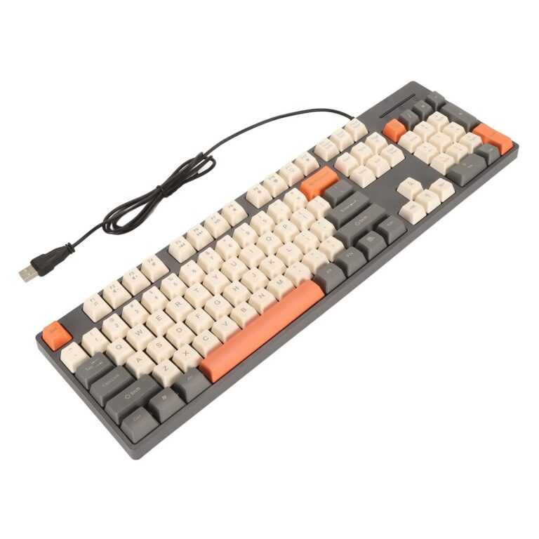 Компьютерная Клавиатура HOCO GM61 Murphy 3-color wired keyboard star gray 1 Компьютерная Клавиатура HOCO GM61 Murphy 3-color wired keyboard star gray 1