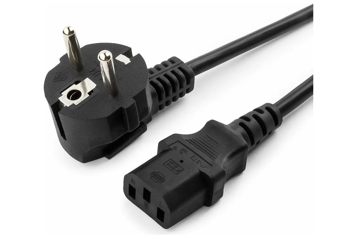 Кабель питания БП/Сеть Cablexpert PC-186-1-2, 1.8м, черный 1 Кабель питания БП/Сеть Cablexpert PC-186-1-2, 1.8м, черный 1