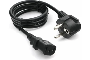 Кабель питания БП/Сеть Cablexpert PC-186-1-1M, 1м, черный 1