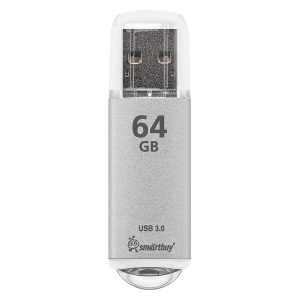 USB 3.0/3.1 накопитель Smartbuy 64GB V-Cut Silver (SB64GBVC-S3) 1 USB 3.0/3.1 накопитель Smartbuy 64GB V-Cut Silver (SB64GBVC-S3) 1