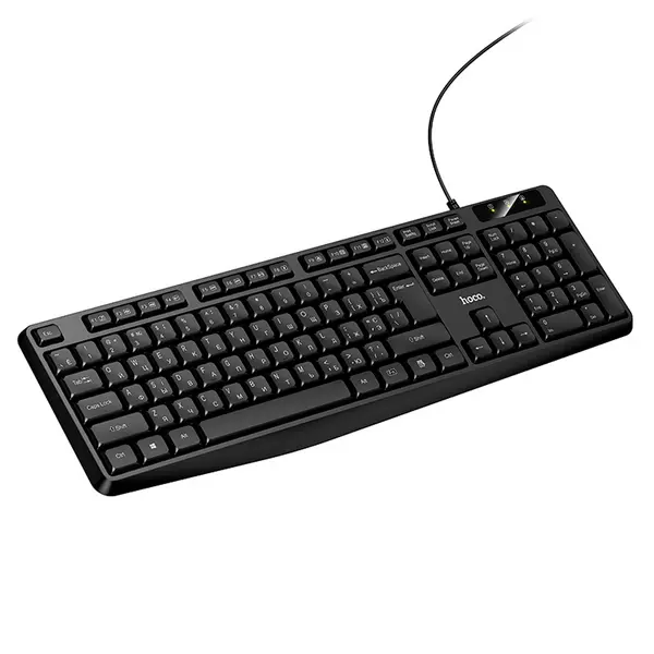 Компьютерная Клавиатура HOCO GM60 Cool wired keyboard black 1 Компьютерная Клавиатура HOCO GM60 Cool wired keyboard black 1