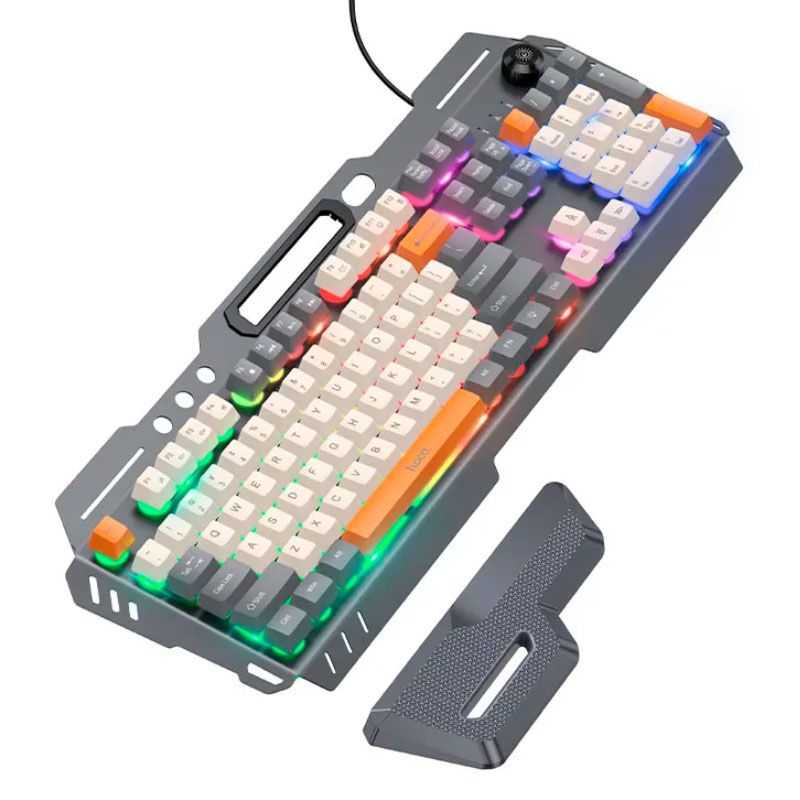 Компьютерная Клавиатура HOCO DI98 Wired metal cover gaming keyboard black 1 Компьютерная Клавиатура HOCO DI98 Wired metal cover gaming keyboard black 1