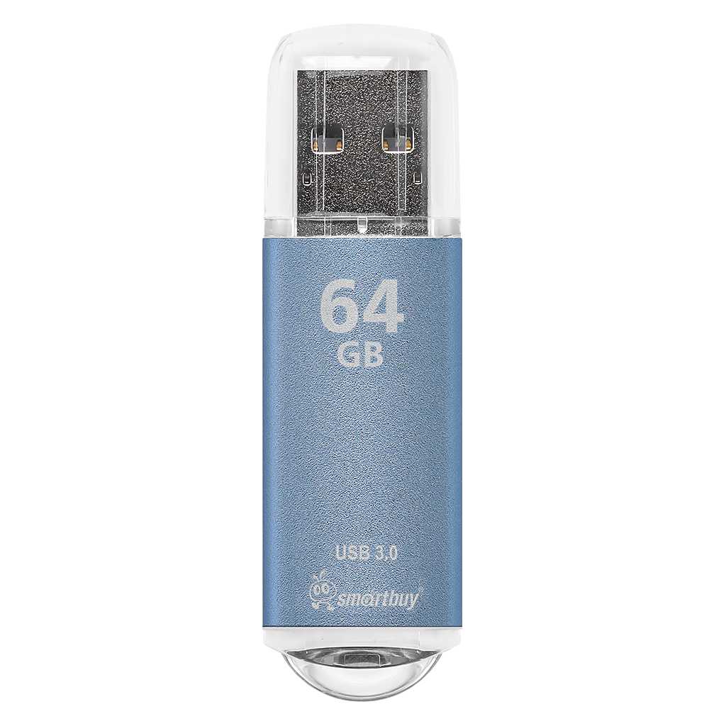 USB 3.0/3.1 накопитель SmartBuy 64GB V-Cut Blue USB (SB64GBVC-B3) 1 USB 3.0/3.1 накопитель SmartBuy 64GB V-Cut Blue USB (SB64GBVC-B3) 1