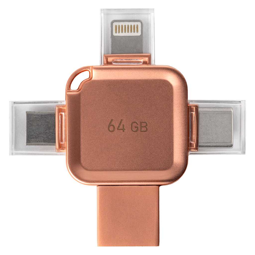 USB 3.0/3.1 накопитель Smartbuy 64GB серия MC15A Quad USB Type-A+USB Type-C+microUSB+Apple Lightning 1 USB 3.0/3.1 накопитель Smartbuy 64GB серия MC15A Quad USB Type-A+USB Type-C+microUSB+Apple Lightning 1