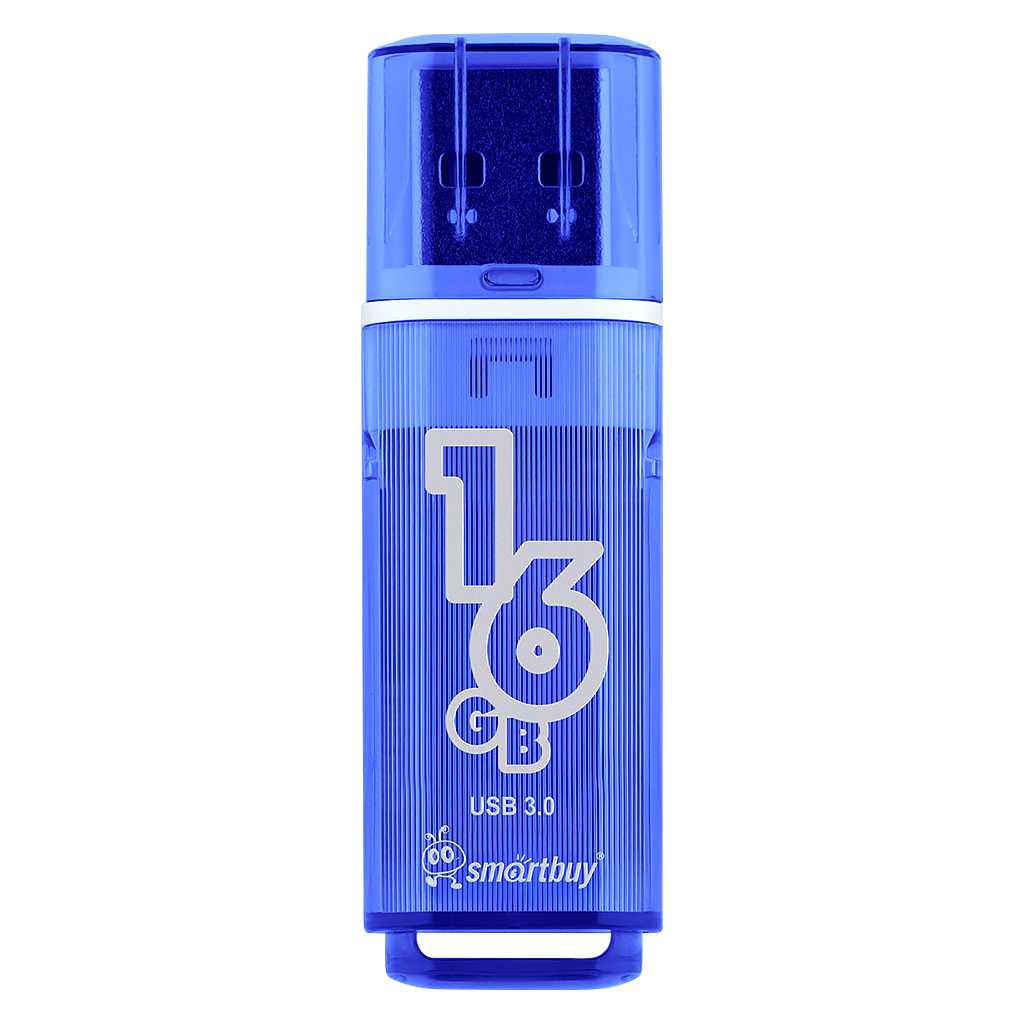 USB 3.0/3.1 накопитель Smartbuy 16GB Glossy Dark Blue (SB16GBGS-DB) 1 USB 3.0/3.1 накопитель Smartbuy 16GB Glossy Dark Blue (SB16GBGS-DB) 1