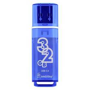 USB 3.0/3.1 накопитель Smartbuy 32GB Glossy series Dark Blue (SB32GBGS-DB) 1
