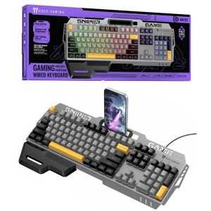 Компьютерная Клавиатура HOCO GM702 Vistoso wired gaming keyboard gray black 1 Компьютерная Клавиатура HOCO GM702 Vistoso wired gaming keyboard gray black 1